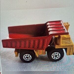 Red and Yellow Toy Dump Truck